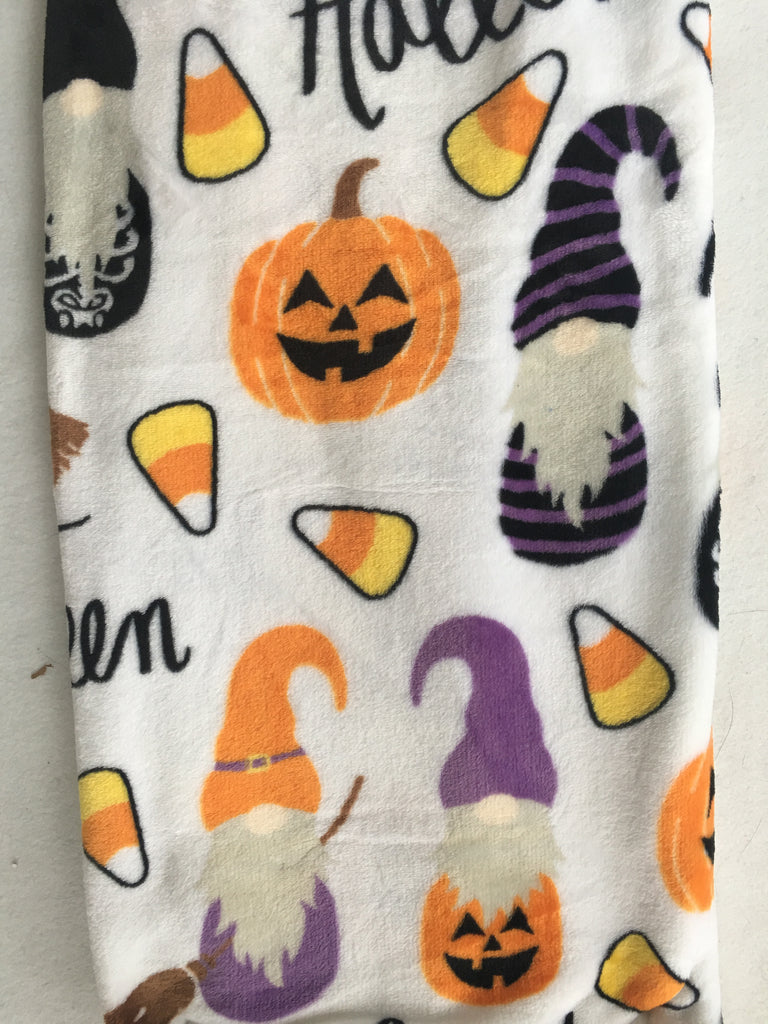 NWT Spooky Night Ghost & Candy corn fashion Blanket