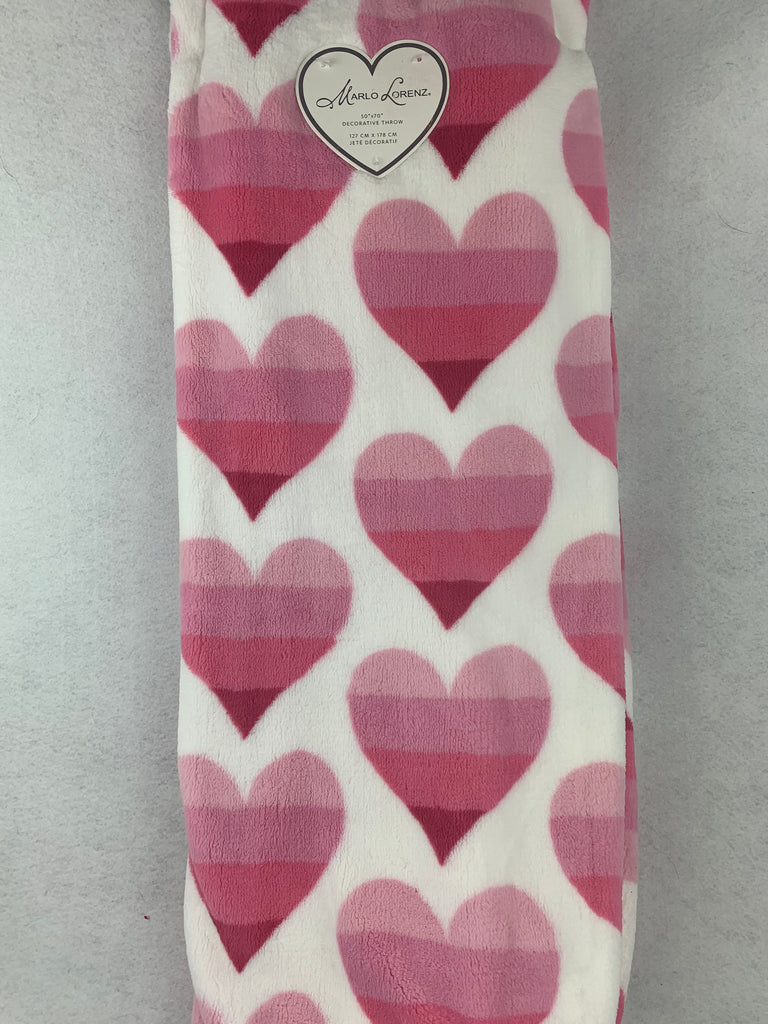 Pink best sale heart blanket