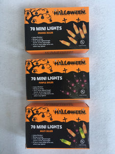 Halloween String of 70 Mini Lights