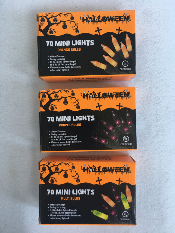 Halloween String of 70 Mini Lights