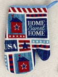 Patriotic 2021 Home Sweet Home and Land of the Free Kitchen Towel Pot Holder or Oven Mitt