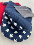 Patriotic Stars and Stripes 2 pack Mini Oven Mitts