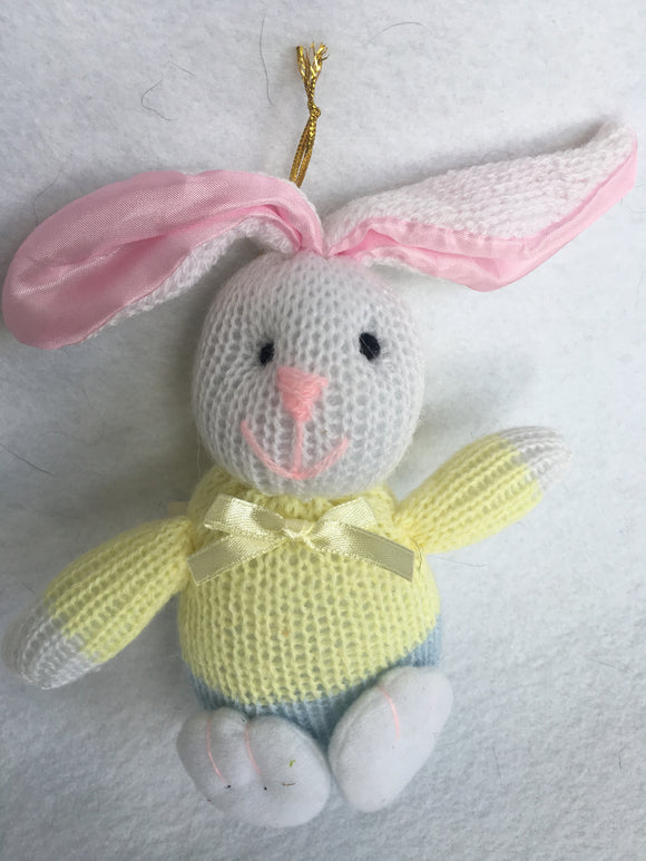 Easter Knitted Bunny Ornament