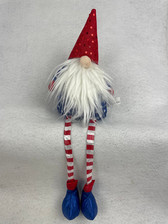 Patriotic Gnome With Long Legs