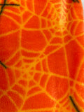 Halloween Spider Web Velvet Plush Blanket Throw