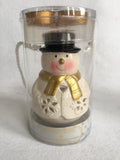 Christmas Snowman Tea Light Holder