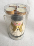 Christmas Snowman Tea Light Holder