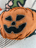 Halloween 3 Gnomes with Cauldron and Pumpkins Pillow