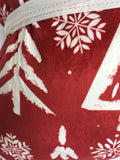 Christmas Trees and Snowflakes Super Comfortable Set of 2 Pillows