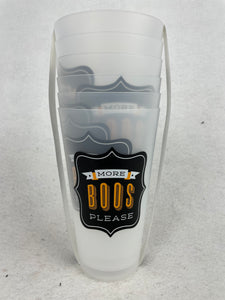 Halloween More Boos Please Set of 6 Plastic Cups