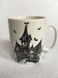 Halloween House of Fright Porcelain Mug