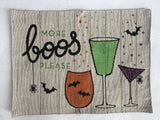 Halloween More Boos Please Set of 4 Tapestry Placemats