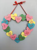 Valentine Candy Hearts Sign