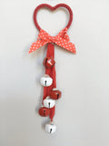 Valentine Red and White Door Bell Hangers