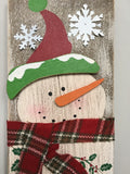 Christmas Snowman Home for the Holidays Sign