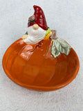 Harvest Gnome Ceramic Candy Dish