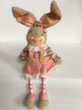 Easter Plush Boy or Girl Bunny With Flexible Legs