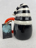 Halloween Hand Painted Witch Gnome Mug with Lid