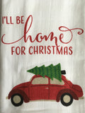 Christmas I’ll Be Home For Christmas 100% Cotton Kitchen Towels