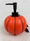 Halloween Black Raven and Pumpkin Soap Dispenser