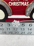 Christmas Truck Carrying Tree Countdown Calendar