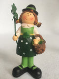 Saint Patrick's Day Man With Pot of Gold or Lady With Shamrocks