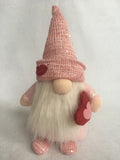 Valentine Girl or Boy Gnome With Glittered Accents