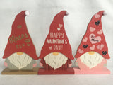 Valentine Gnome Block Sitter
