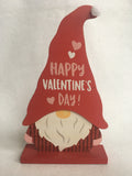 Valentine Gnome Block Sitter