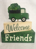 Saint Patrick’s Day Welcome Friends Movable Block Sitter