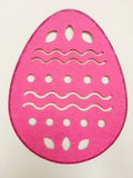 Easter Chick, Bunny or Egg felt Doily or Wall Hanging