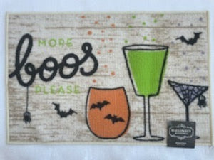 Halloween More Boos Please Accent Rug