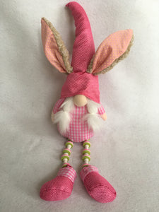 Easter Plush Boy or Girl Gnome With Rabbit Ears