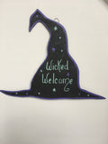 Halloween Witches Wicked Welcome SIgn
