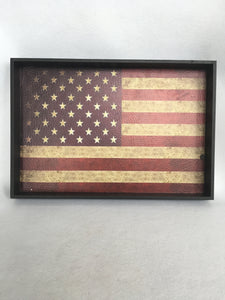 Patriotic American Flag X-Large Serving Tray