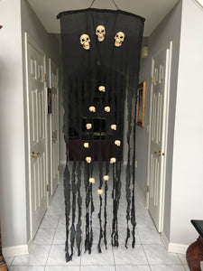 Halloween Skull Doorway Hanging