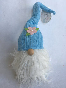 Easter Medium Plush Gnome Wearing Long Hat With Flower