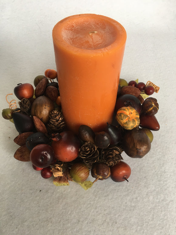 Harvest Small Candle Wreath