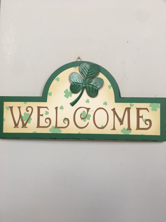 Saint Patrick’s Day Welcome Sign