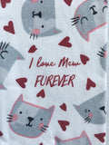 Valentine I Love Mew Furever Kitchen Towels