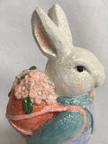 Easter Glittered Bunny Couple