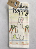 Easter Choose Happy Set of 2 Kitchen Towels By Ellen Degeneres