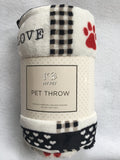 Valentine “I Love My Pet” Pet Throw