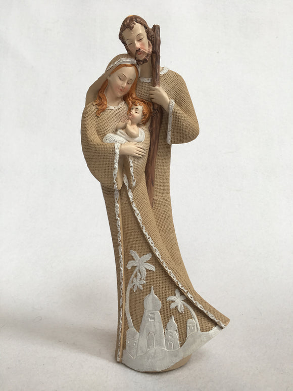 Christmas 12” Beige and White Nativity