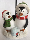 Christmas Santa, Penguin or Snowman Candle Tea Light Holder
