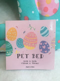 Easter Egg and Paw Prints Small Pet Bed Sack