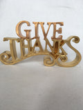 Harvest Give Thanks Block Sitter