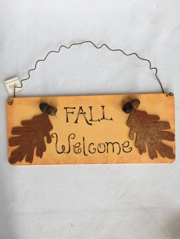 Harvest Fall Welcome Wood Sign