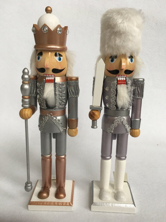 Christmas Silver Soldier Nutcrackers