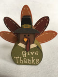 Harvest Petite Thanksgiving Turkey Block Sitter